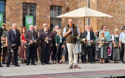Jagdhornbläsergruppe Seelübbe beim Bläsertreffen in Beeskow